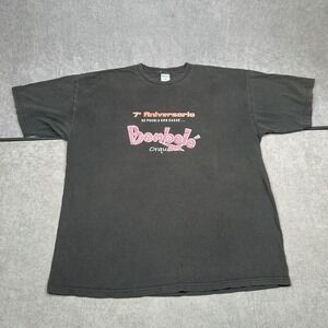 Bembele Orquesta Sonora Carruseles y2k T-Shirt Black Graphic XL Mexico